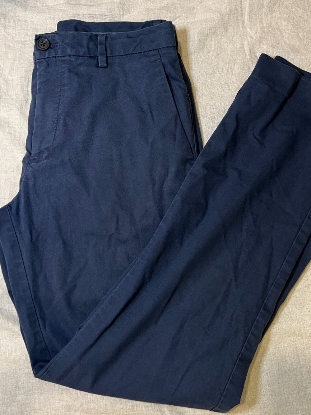 Bonobos Tech Chino Mens 32x32 Slim Navy 3XDRY Stretch Performance Pants Travel